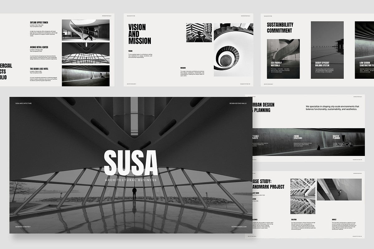 Susa : Architect Kit Google Slides, a Presentation Template by Punkl Camp (Photo 1 of 16)
