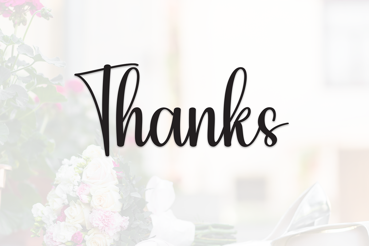 Wedding | Script Font, a Handwritten Font by Scratchones (Photo 9 of 9)