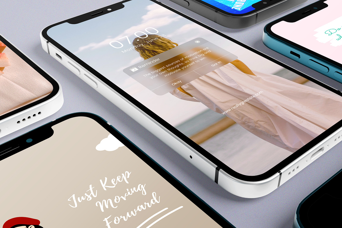 iPhone 12 Pro Mockups, an Android Mockup by 2M GRAPHICS DESIGN (Photo 2 of 10)