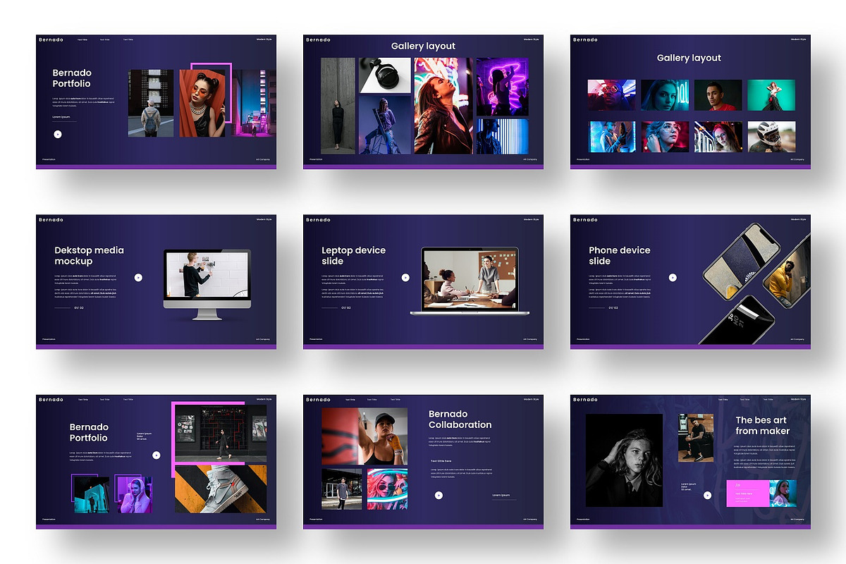 Bernado- Business Google Slide, a Presentation Template by Dens Creative Studio (Photo 4 of 6)