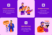 Animated Happy Fathers Day Stickers, an Emoji Icon by Creative Stall (Thumbnail 2 of 5)
