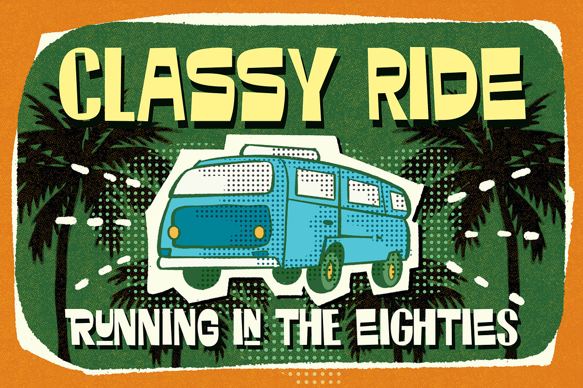 Krenzy Crispy - Crunchy Display Font, a Sans Serif Font by Arterfak Project (Photo 11 of 12)