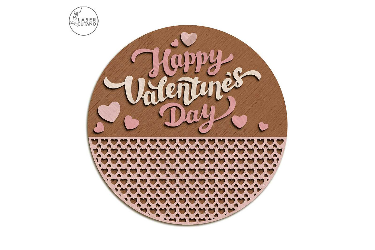 Valentine's Day SET Wall Decoration, a Templates & Theme by LaserCutano (Photo 7 of 10)