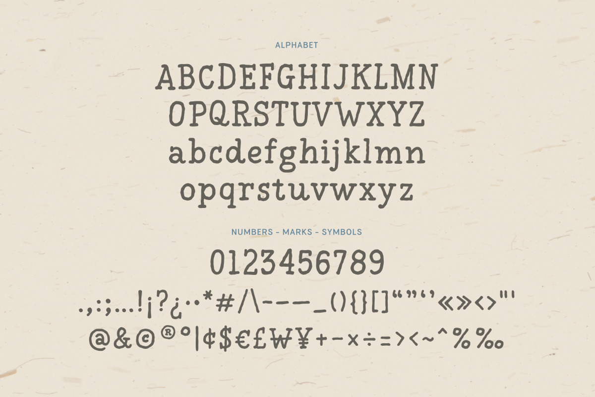COASTAL NOTES | Typewriter Font, a Handwritten Font by type peace (Photo 9 of 10)