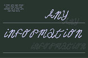 Any Information Display Font, a Font by Emma Make (Thumbnail 1 of 6)