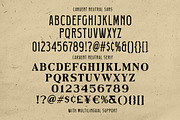 Carvent Neutral Vintage Font Trio, a Script Font by Letterhend Studio (Thumbnail 7 of 10)