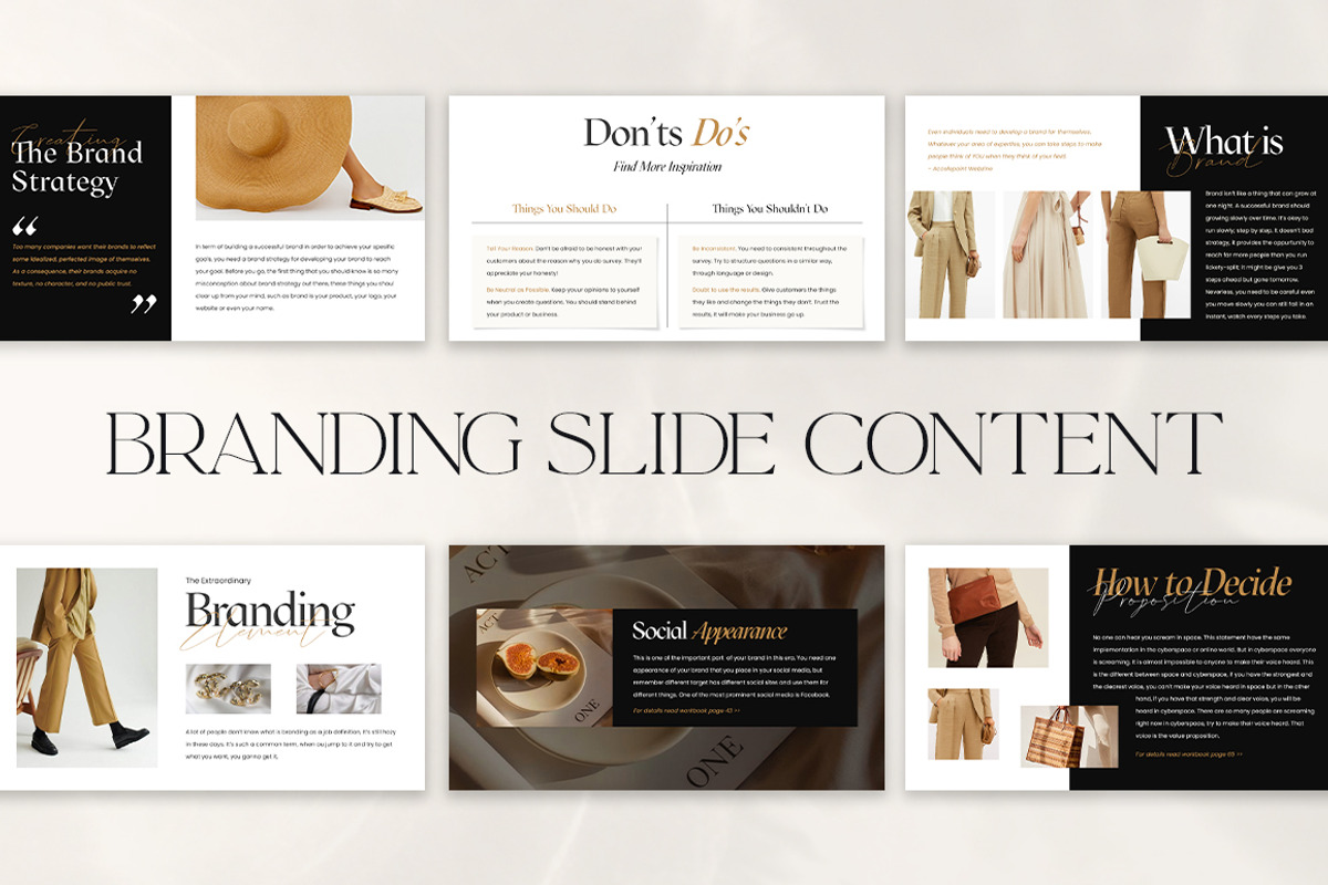 Slide Deck for Coach Brand CANVA, a Presentation Template by Eviory