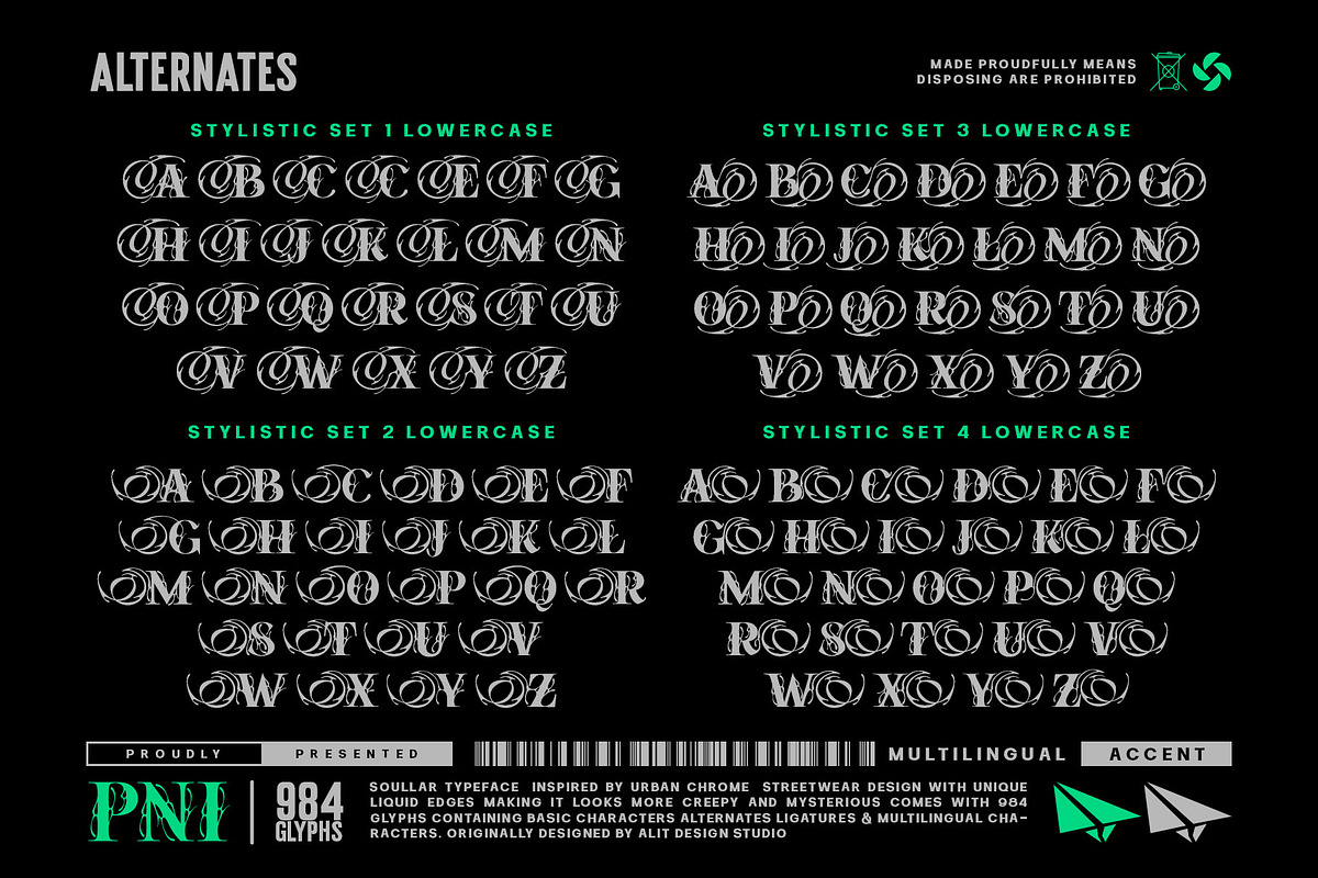 Soullar Typeface, a Serif Font by alit design (Photo 8 of 20)