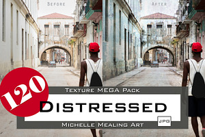 Distressed: 120 Texture MEGA Pack