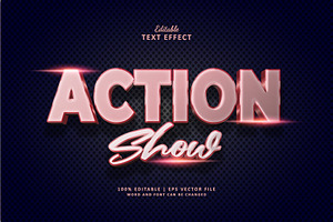 Text Effect Action Show Cinematic