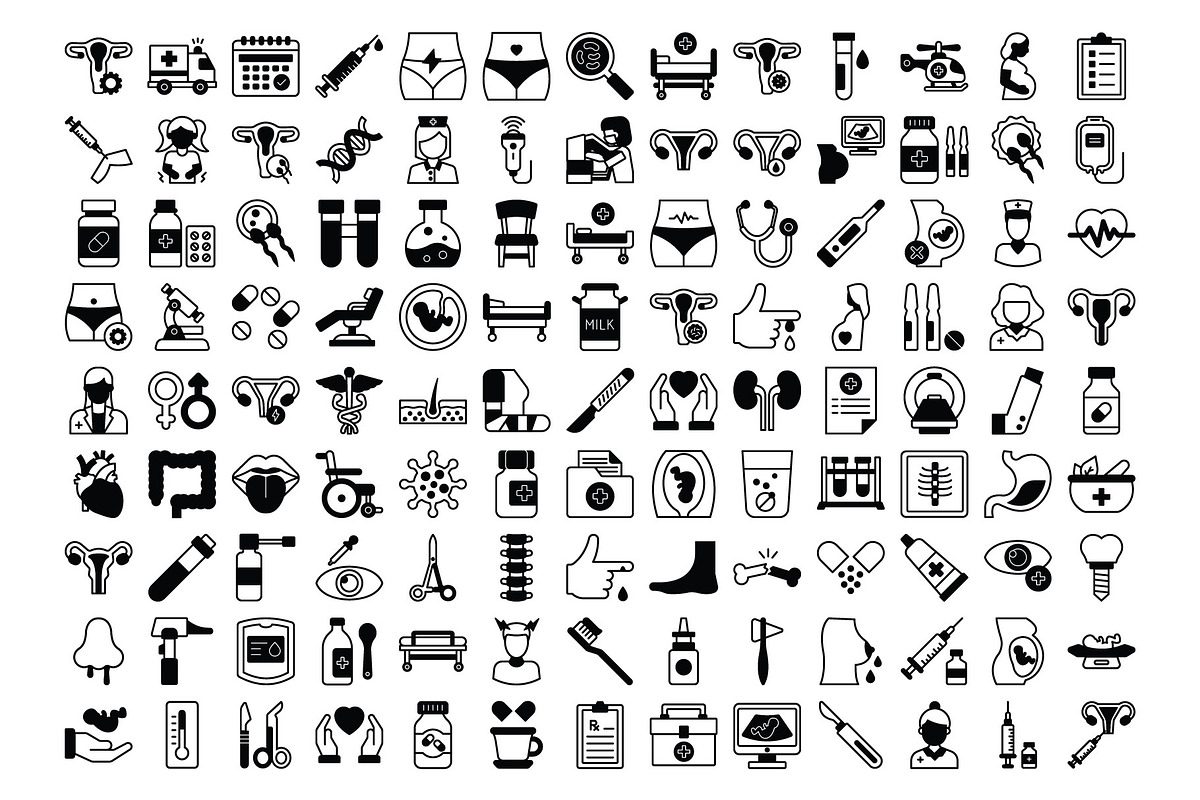 Gynecology & Women Health Icon Pack, an Icon by Vector Portal (Photo 3 of 5)