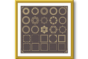 Vintage Big Set of Round Patterns, a Decorative Illustration by FineArtStudio (Thumbnail 2 of 3)