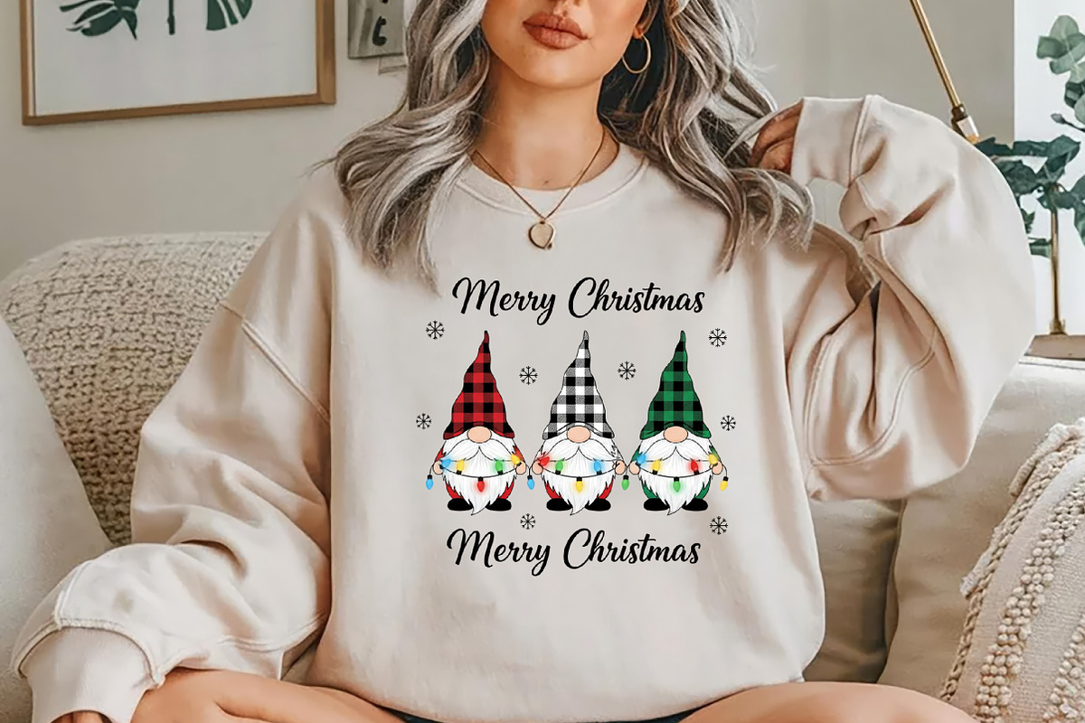 Merry Christmas Gnome Design Png, a Seasonal Illustration by Layerology (Photo 3 of 4)