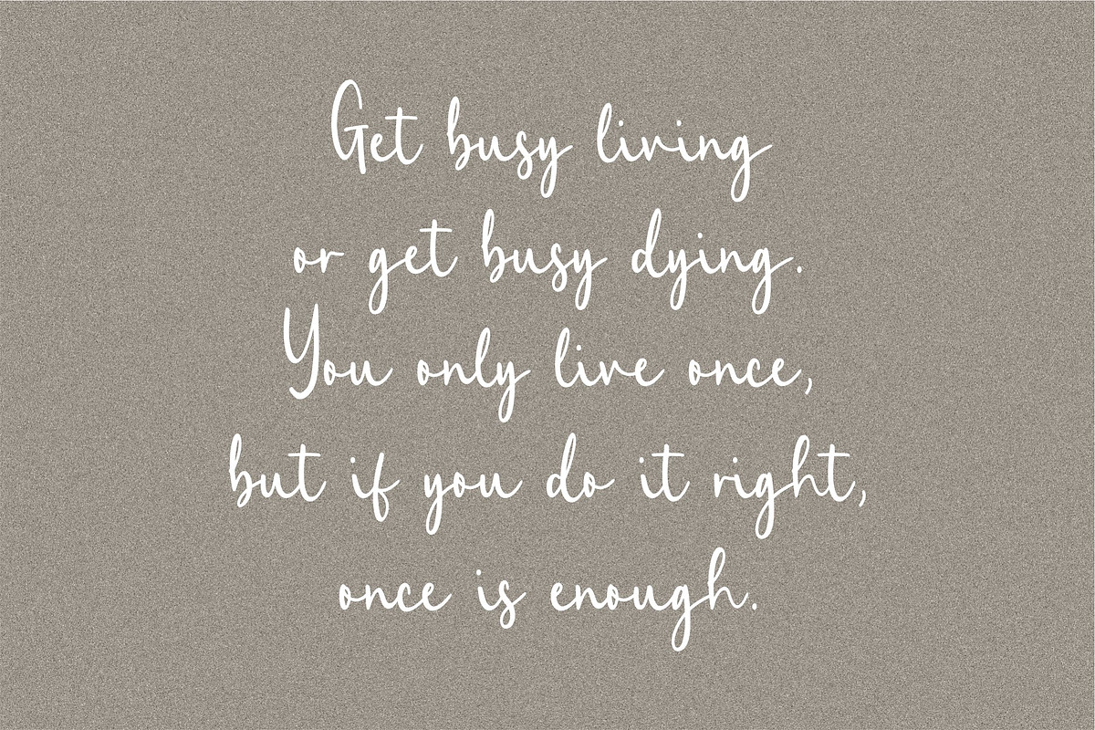 Zaniola Lavolce - Modern Calligraphy, a Script Font by Balpirick Studio (Photo 3 of 7)