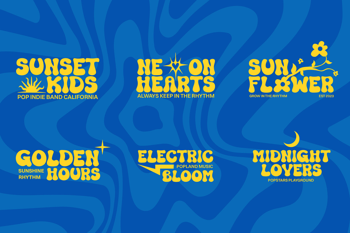 Groovelly - Funk Groovy Display Font, a Sans Serif Font by riff.type (Photo 8 of 10)