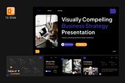 Modern Business Strategy Pitch Deck, a Presentation Template by Eklip Studio (Thumbnail 1 of 6)