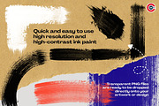 Realistic Black Brush Stroke Overlay, an Object Graphic by C-Kav (Thumbnail 2 of 4)