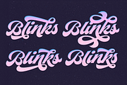 Yes Script - Groovy Retro Script, a Script Font by Fenotype (Thumbnail 9 of 15)