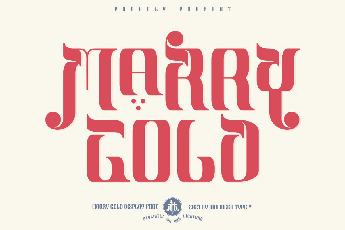 Marry Gold, a Font by inumocca_type (Photo 1 of 11)