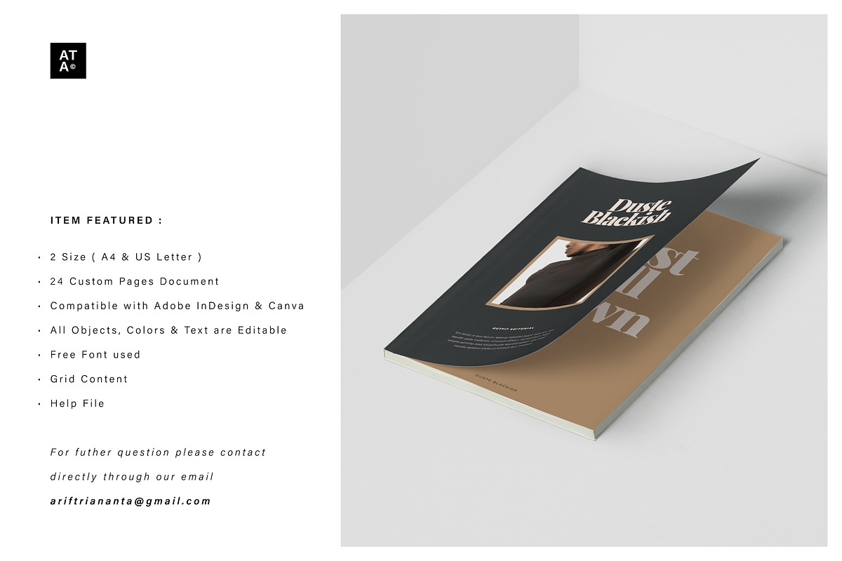 BLACKISH Editorial Lookbook, a Magazine Template by Arif Tri Ananta (Photo 13 of 14)