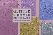 Glitter Shimmer Paper, a Texture Graphic by Julie Campbell (Thumbnail 1 of 10)