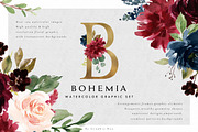 Watercolor Graphic Set-Bohemia, a Decorative Illustration by Graphic Box (Thumbnail 1 of 11)