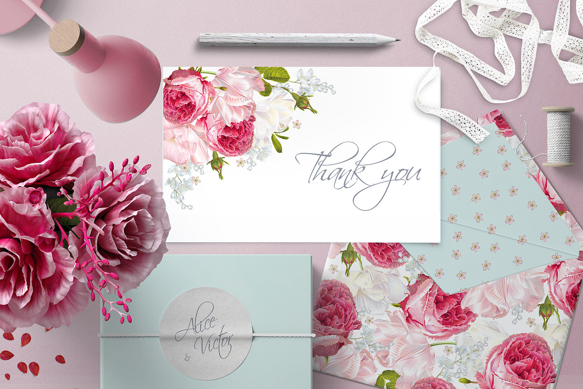 Wedding invitations BUNDLE, an Invitation Template by Purple-Bird (Photo 9 of 28)