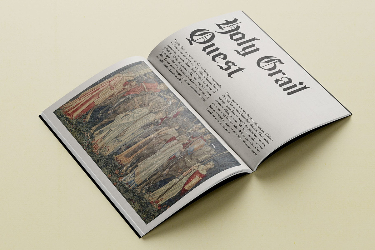 CS Kalena – Blackletter Font, a Blackletter Font by Craft Supply Co. (Photo 3 of 8)
