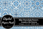 Blue Porcelain Abstract Patterns, a Pattern Graphic by Gen Aumonier (Thumbnail 13 of 14)