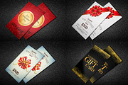 Valentines Day Gift Cards, a Card Template by graphicforest (Thumbnail 1 of 5)