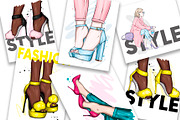 Stylish high-heeled shoes. Vector., a Person Illustration by Vitaliy Grin (Thumbnail 2 of 3)
