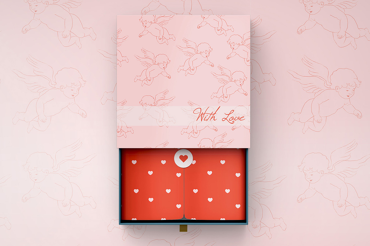 Valentine's vibe. Romantic cards, an Illustration by NatalieArtsDenysenko (Photo 7 of 9)