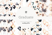 Graduate Paper and Pattern, a Pattern Graphic by GlamArtZhanna (Thumbnail 1 of 4)