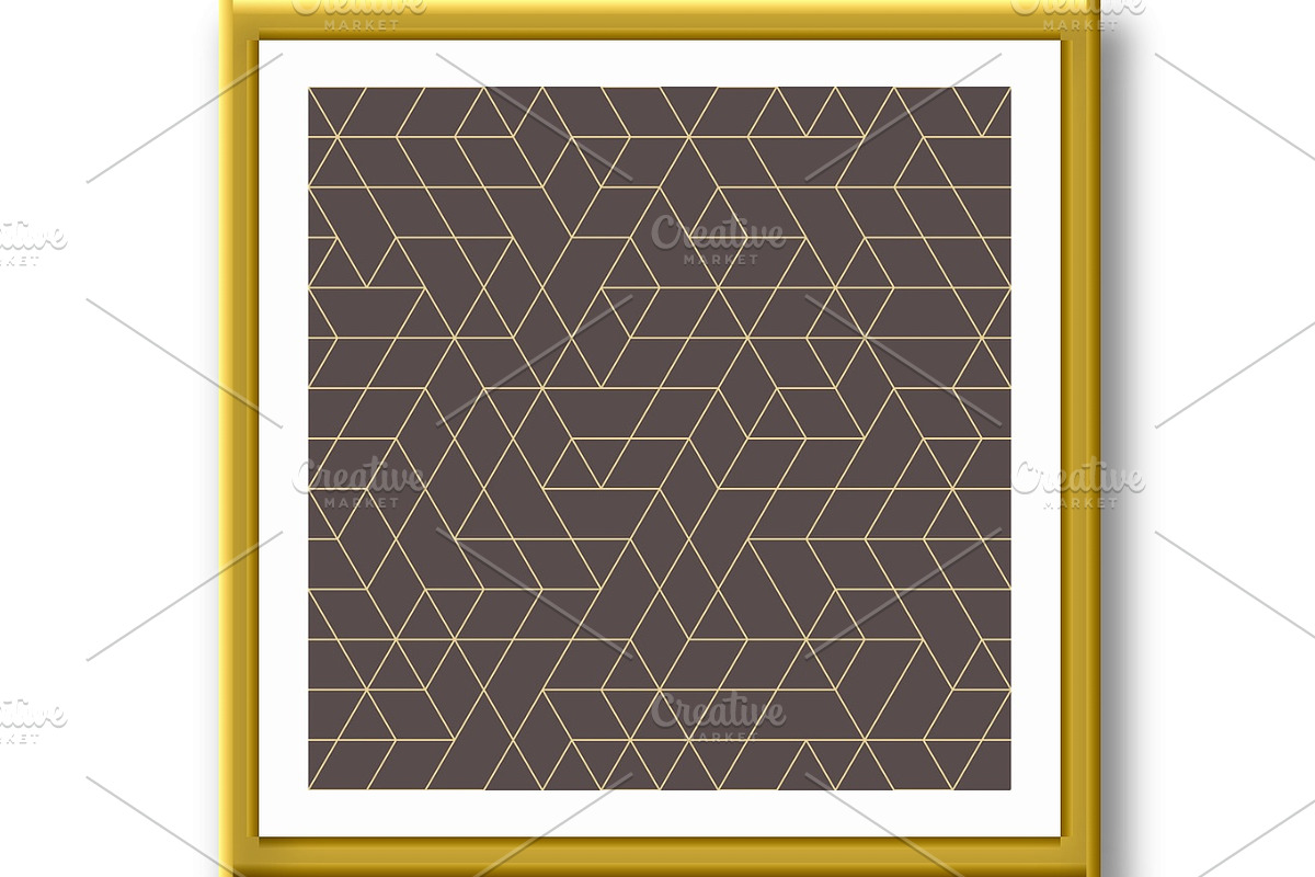 Seamless Geometric Vector Background, an Illustration by FineArtStudio (Photo 2 of 3)