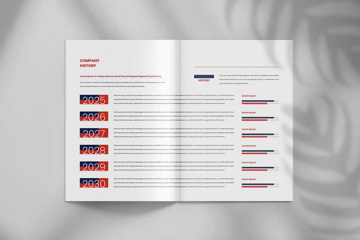 Annual report brochure template, a Brochure Template by Tanmoy Topu (Photo 7 of 12)