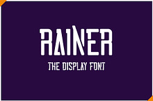 Rainer - Futuristic Display Font