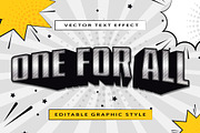 3D Comic Styled Text Effect, a Templates & Theme by studiogstock (Thumbnail 1 of 3)