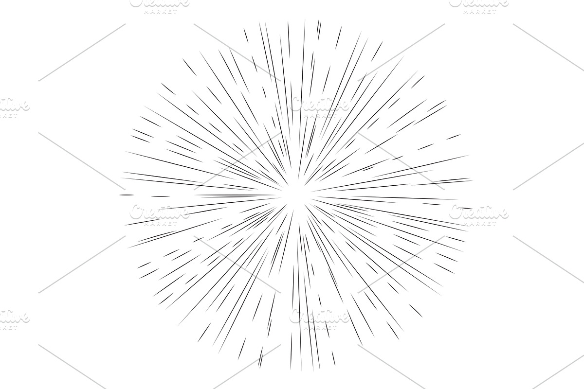 Star burst element, an Object Illustration by piter.goskov