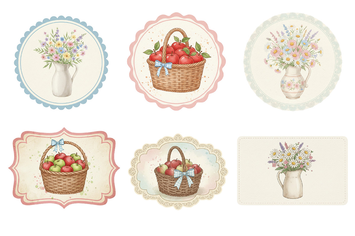 Cottage Thrifting Clipart PNG, an Illustration by GatewayDesign (Photo 2 of 6)