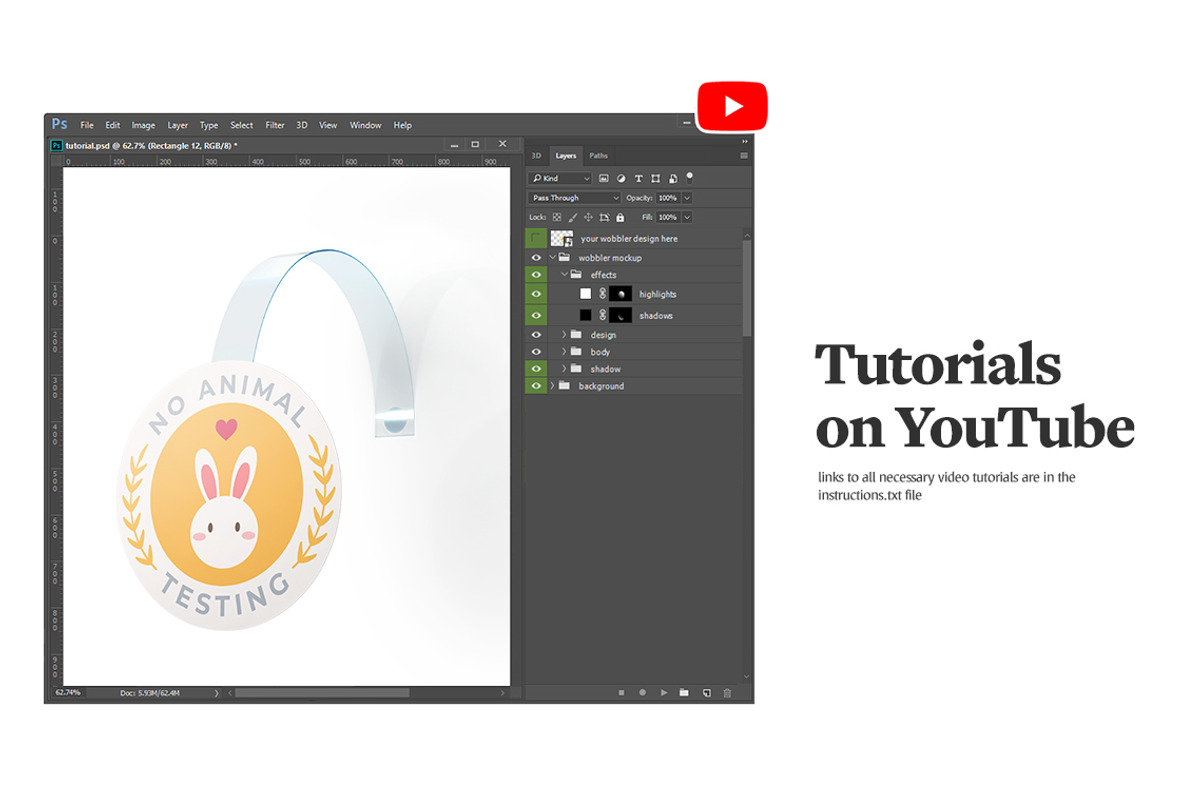 Wobbler Mockup, a Graphic by rebrandy (Photo 7 of 7)