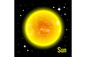 The Sun Vector Illustration