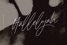 Hallelujah Script | Handwritten Font