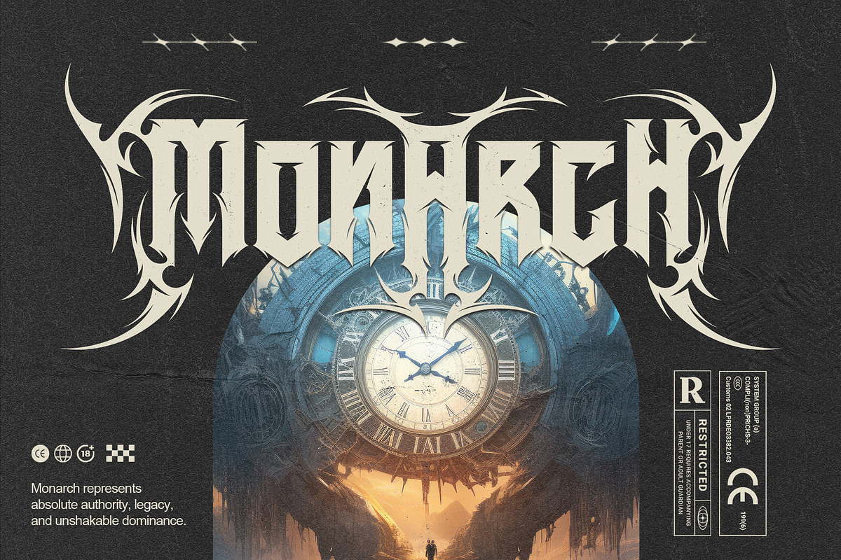Istarot – Heavy Metal Typeface, a Blackletter Font by Letterara (Photo 4 of 15)