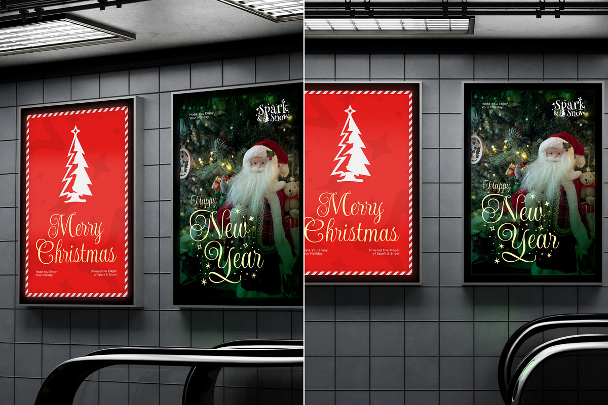 34 Christmas & New Year Mockups, an Advertising Mockup by Vitora Mockup (Photo 11 of 11)