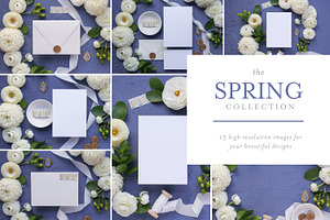 Spring  invite mock up bundle containing mockup, mock up, and mockups
