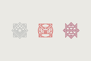 Source Geometric Icon Set