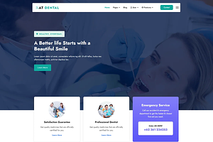 AT Dental Onepage WordPress Theme