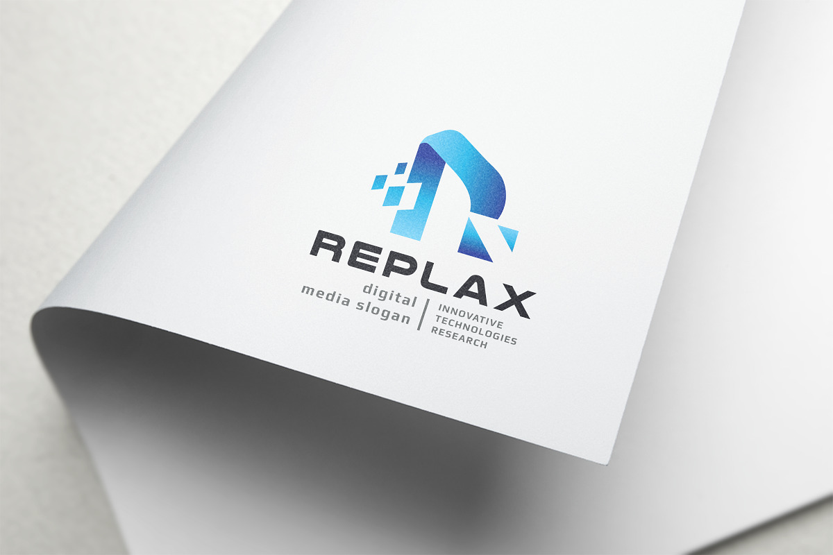 Letter R Digital Media Logo, a Branding & Logo Template by Design_Planet (Photo 2 of 3)