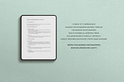 Second Shooter Contract Template, a Stationery Template by Cagdas Yoldas (Thumbnail 4 of 5)