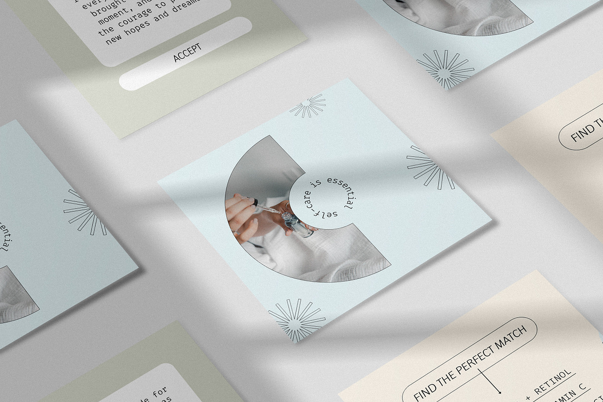 Modern Wellness Instagram Templates, a Social Media Template by denofdreamers (Photo 6 of 6)